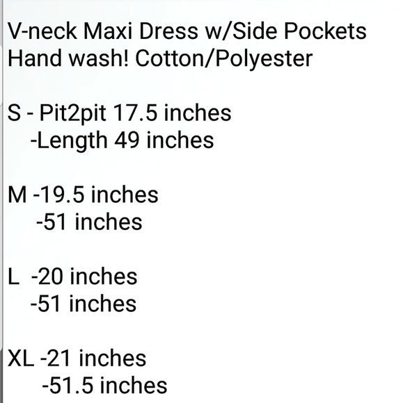 V-neck Short Sleeve Maxi Dress Side Pockets Slit - Picture 4 of 6